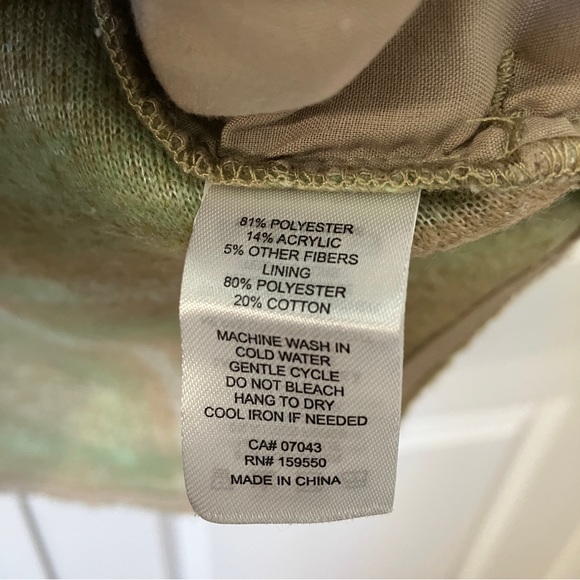 💚 JOIE Green Plaid Shacket Shirt Jacket. Size LG. Great condition!! - Picture 6 of 9